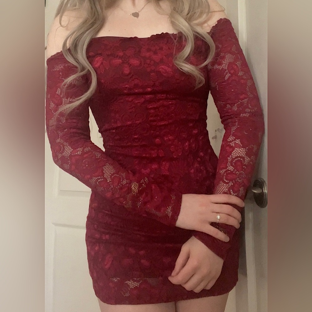 Lucy in the Sky Red Mini Dress